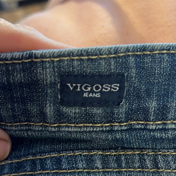 VIGOSS Women’s Skinny Jeans 13‎ Blue Denim Pants Stretch mid rise streetwear Y2K - Picture 7 of 11